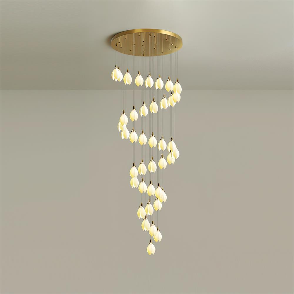Lilium Drop Metal Chandelier — product view 21