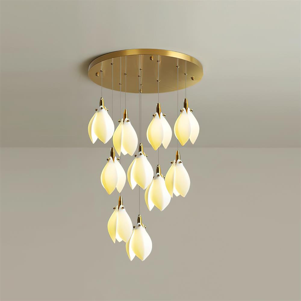Lilium Drop Metal Chandelier — product view 26