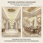 Lilium Drop Metal Chandelier — product view 33