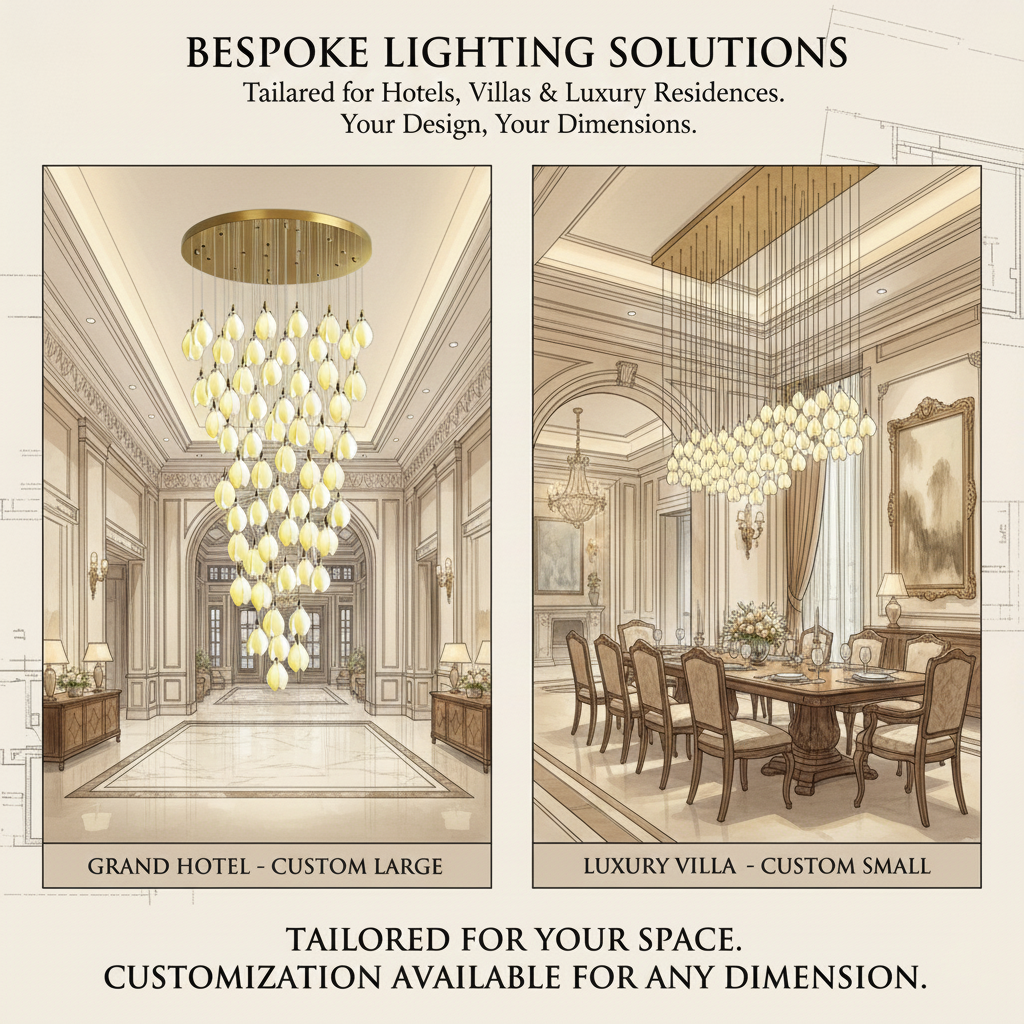 Lilium Drop Metal Chandelier — product view 33