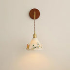 Butterfly Glint Wood Wall Lamp — product view 2