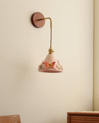 Butterfly Glint Wood Wall Lamp — product view 6