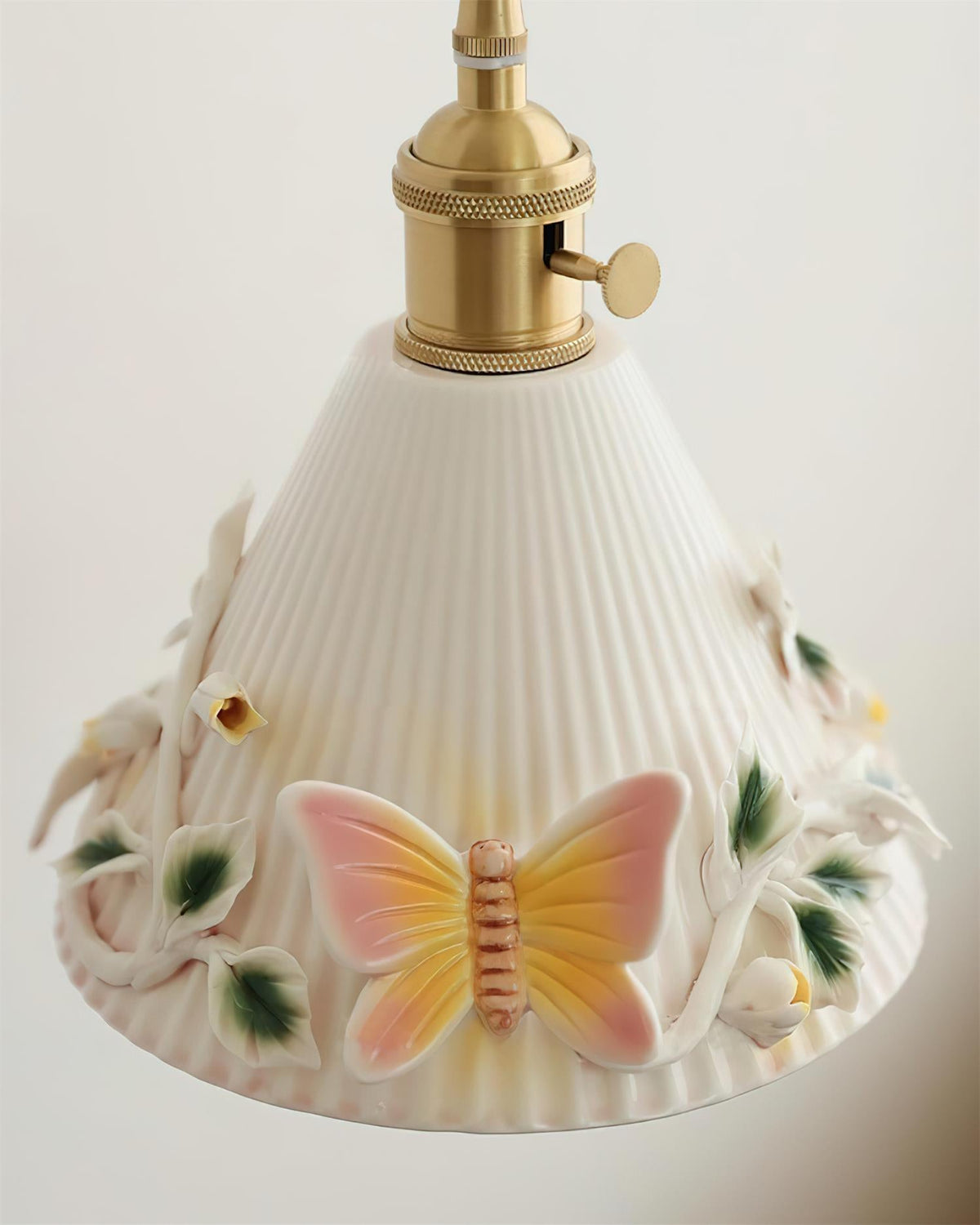 Butterfly Glint Wood Wall Lamp — product view 10