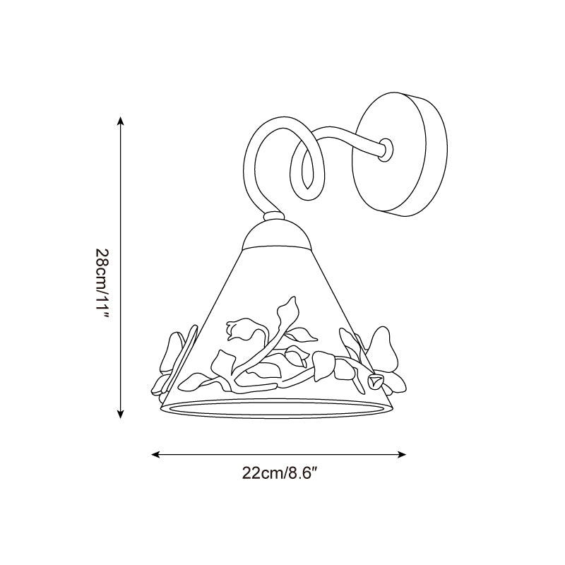 Florynna Metal Wall Lamp — product view 5