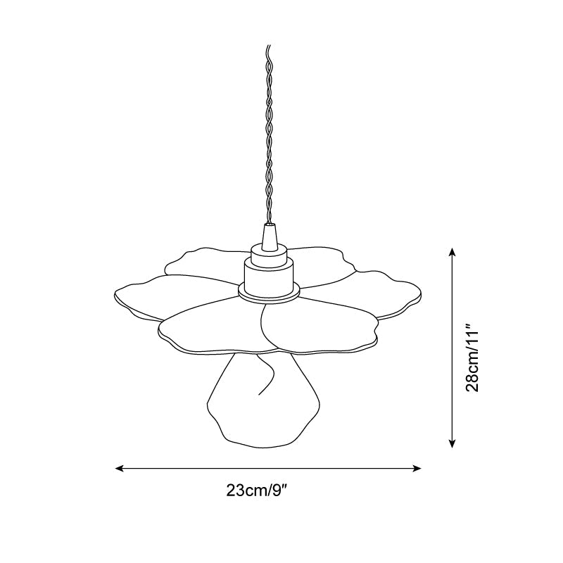 Fioria Glass Pendant Lamp — product view 5