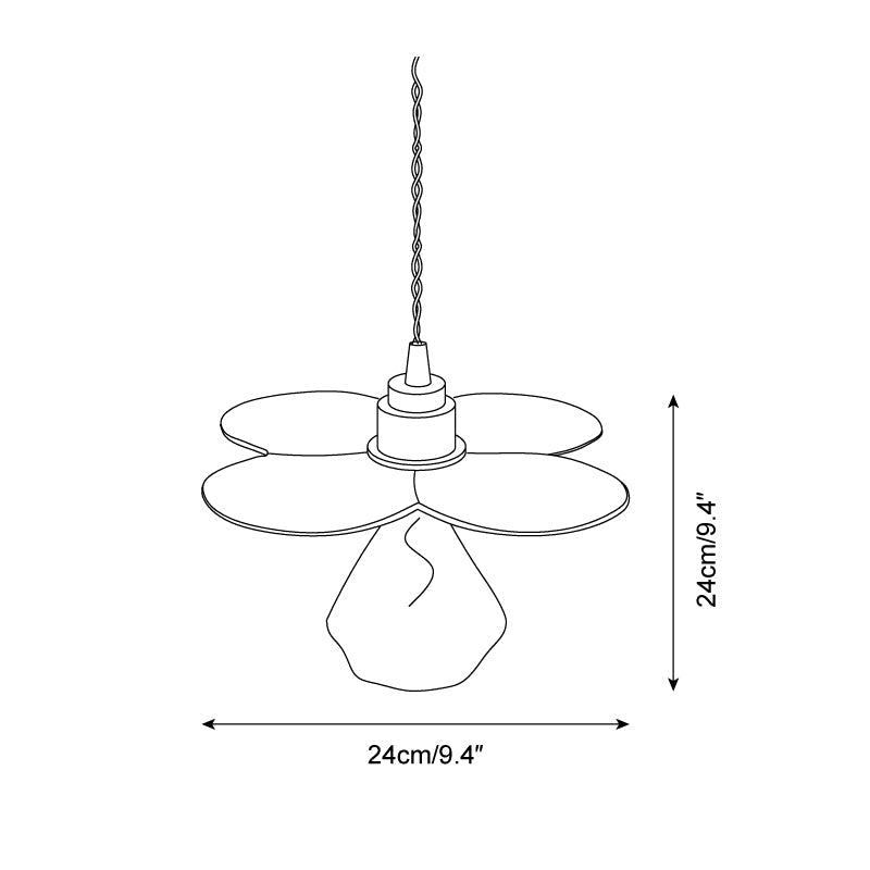 Fioria Glass Pendant Lamp — product view 6