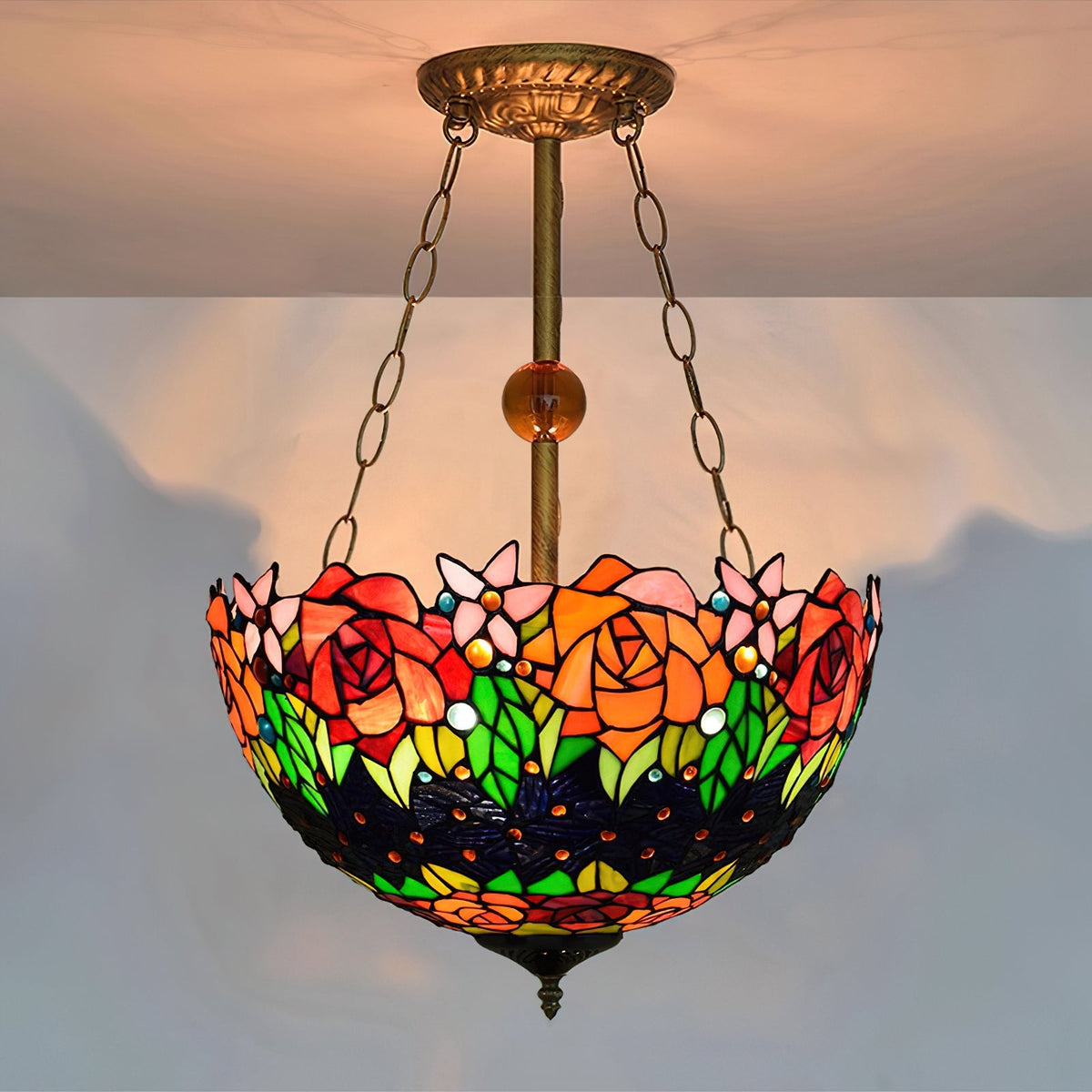 Elysian Rose Glass Chandelier — product view 3