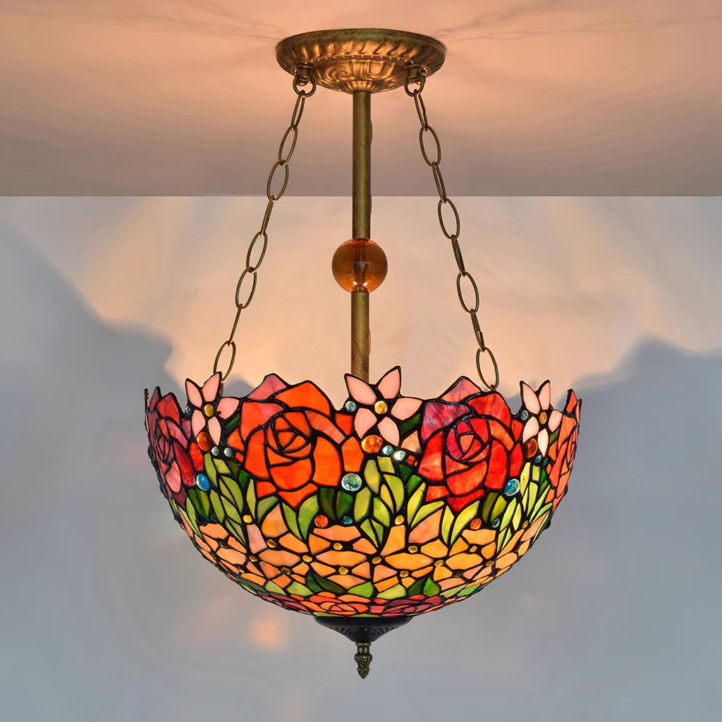Elysian Rose Glass Chandelier — product view 4