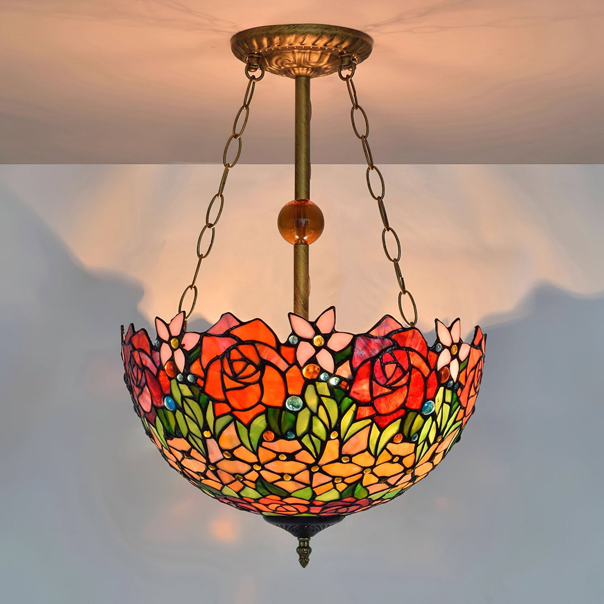 Elysian Rose Glass Chandelier — product view 4