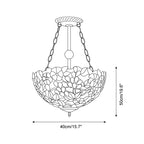 Elysian Rose Glass Chandelier — product view 5