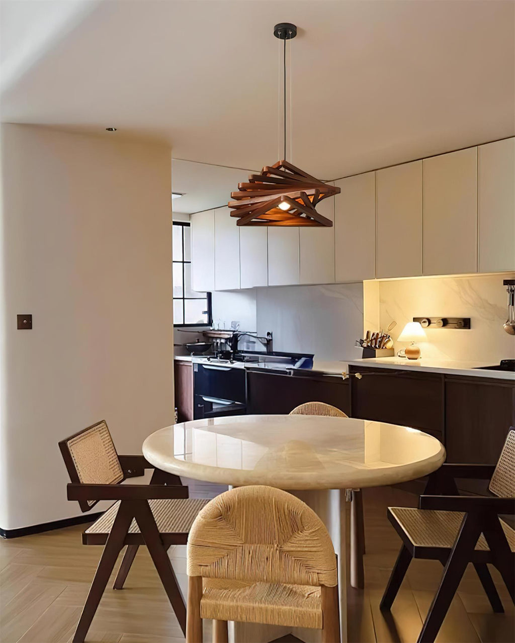 Heliora Wood Pendant Lamp — product view 2