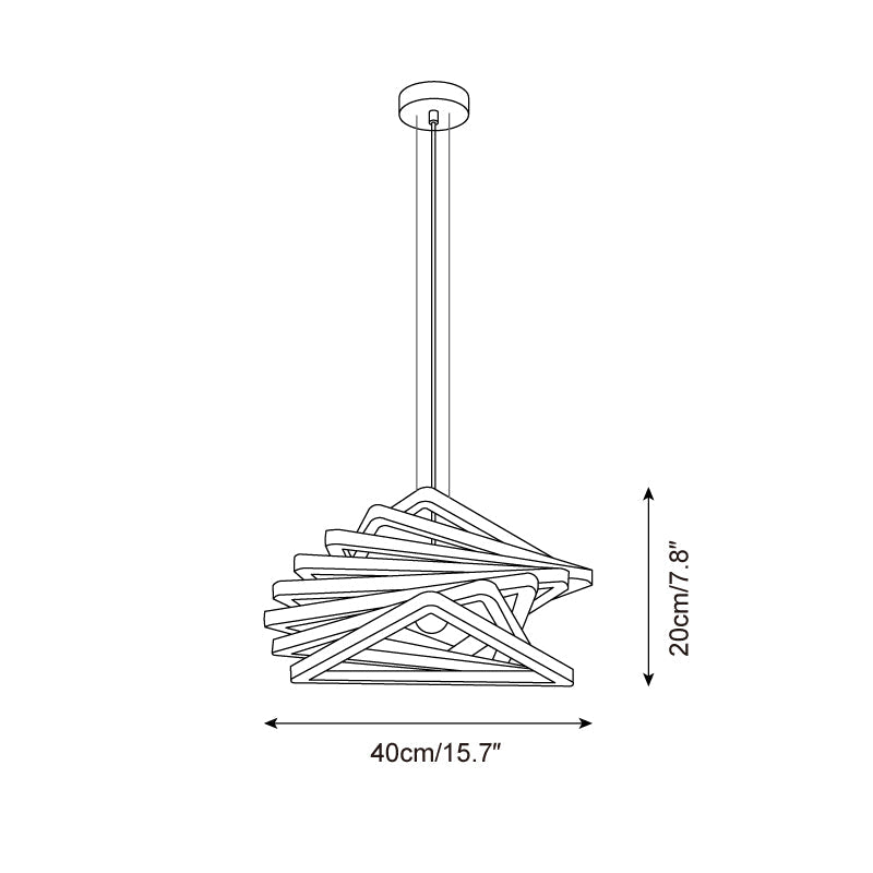 Heliora Wood Pendant Lamp — product view 5