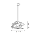 Heliora Wood Pendant Lamp — product view 5
