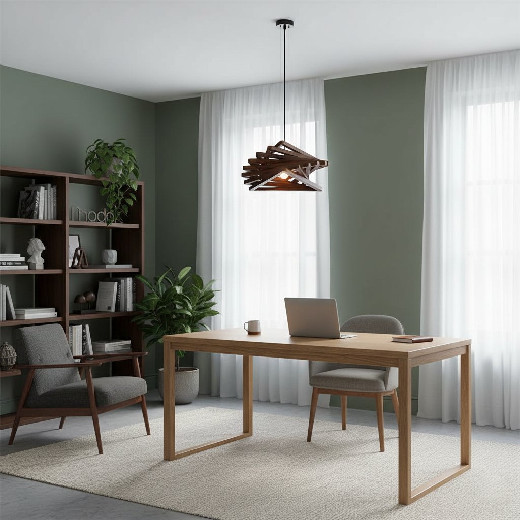 Heliora Wood Pendant Lamp — product view 9