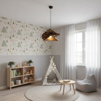 Heliora Wood Pendant Lamp — product view 11