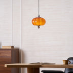 Pumpkin Glass Pendant Lamp — product view 9