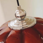 Pumpkin Glass Pendant Lamp — product view 12