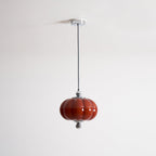 Pumpkin Glass Pendant Lamp — product view 14