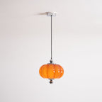 Pumpkin Glass Pendant Lamp — product view 15