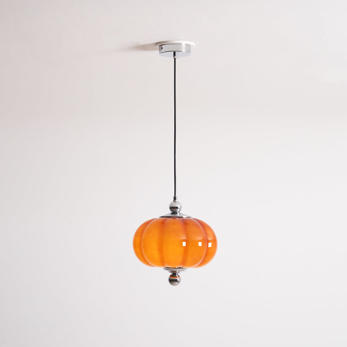 Pumpkin Glass Pendant Lamp — product view 15