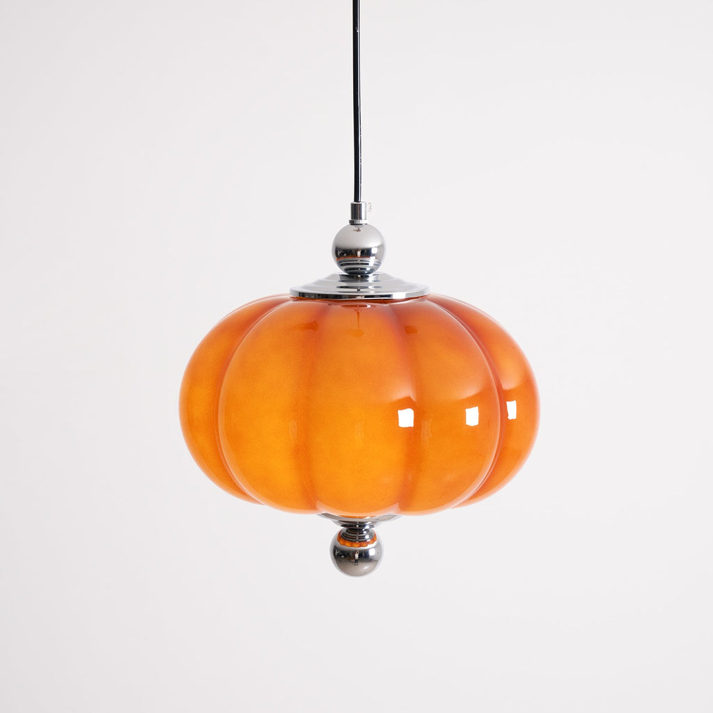 Pumpkin Glass Pendant Lamp — product view 17