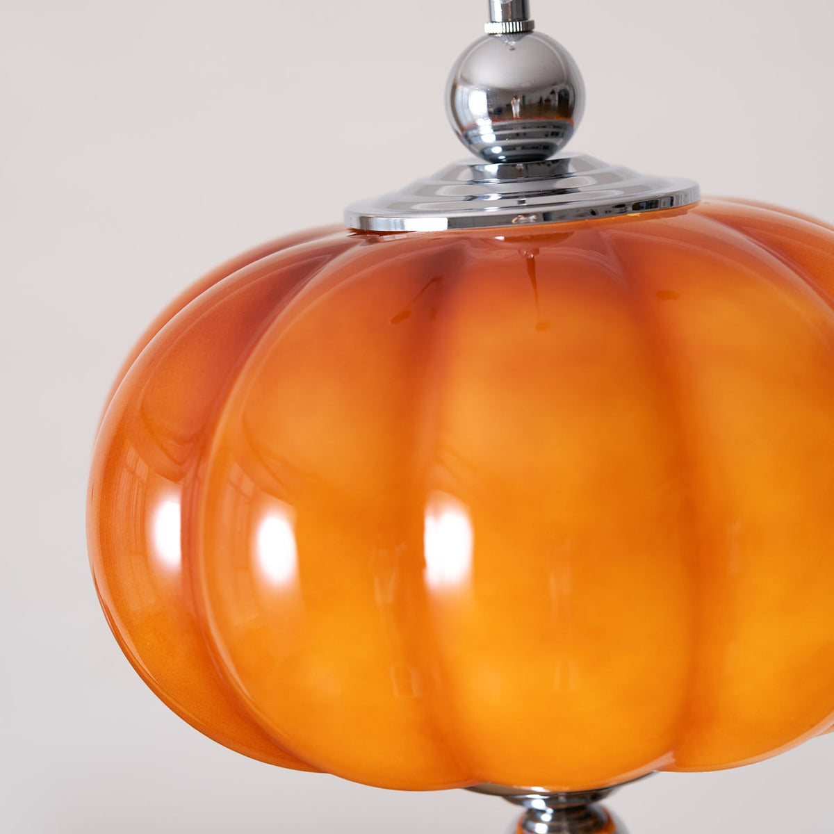 Pumpkin Glass Pendant Lamp — product view 18