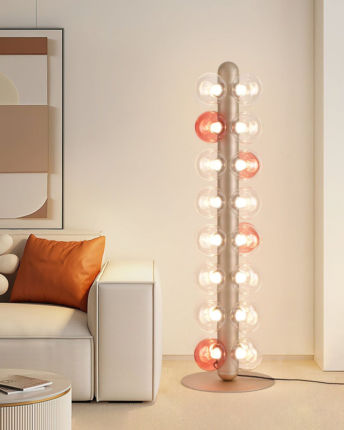 Celumi Bubbles Glass Floor Lamp — product view 3