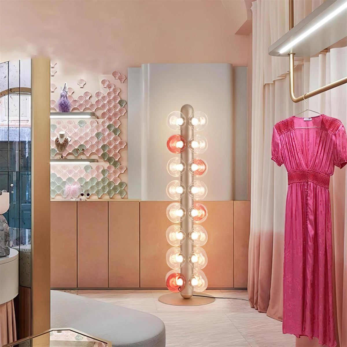 Celumi Bubbles Glass Floor Lamp — product view 4