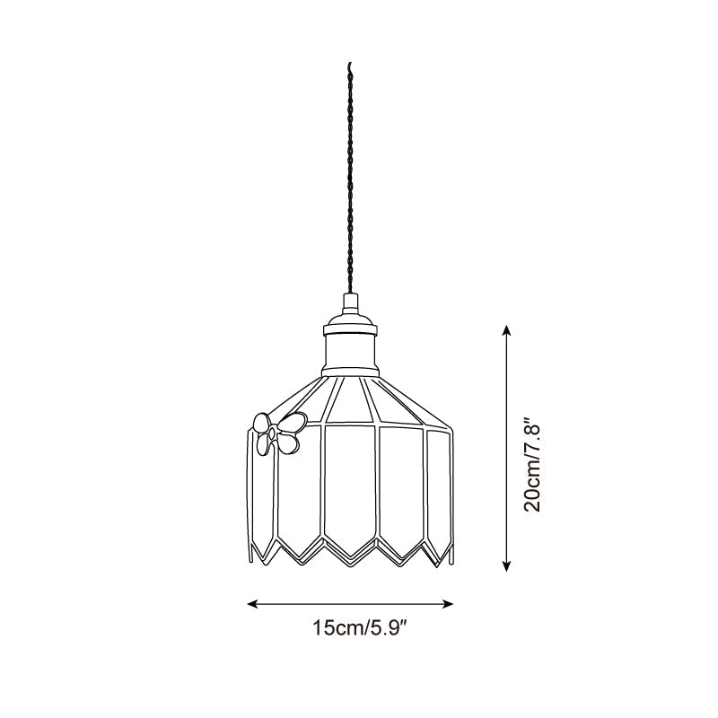Papilune Glass Pendant Lamp — product view 5