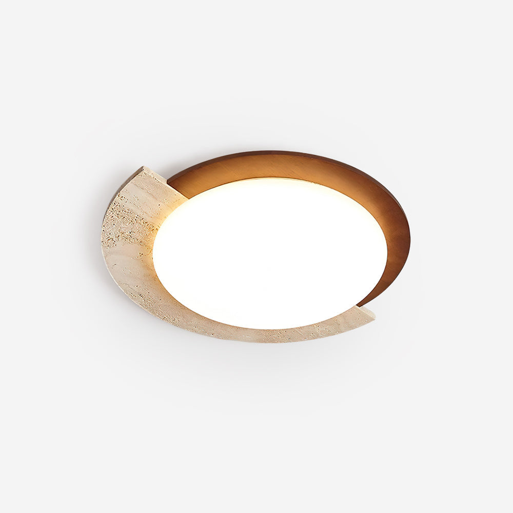Virello Travertine Ceiling Lamp — product view 1