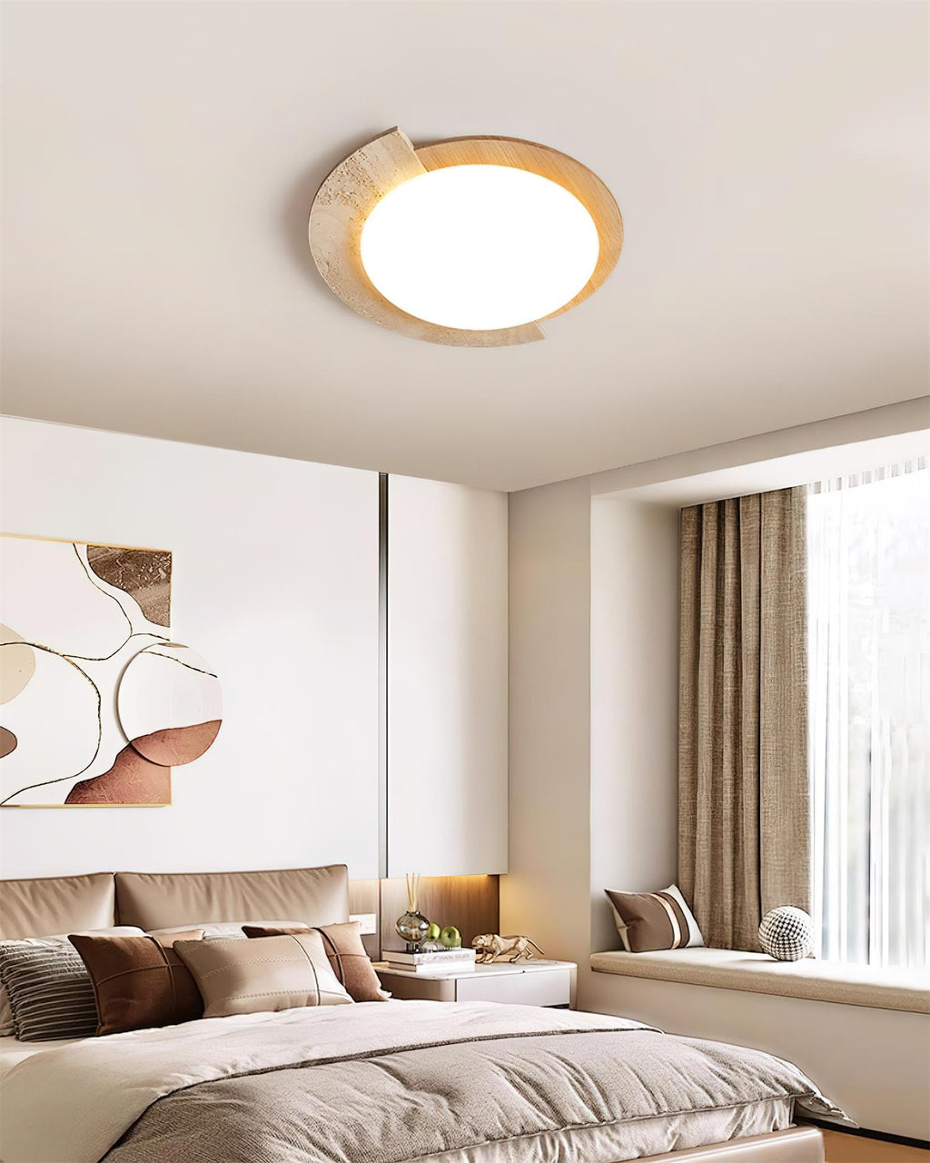 Virello Travertine Ceiling Lamp — product view 18