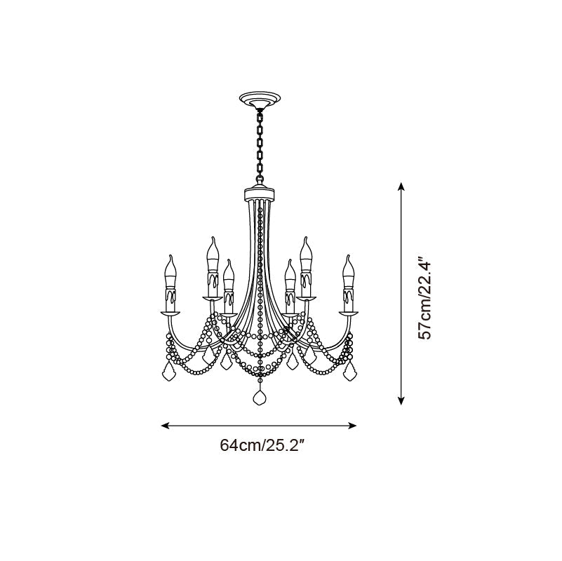 Beaudra Chandelier — product view 6