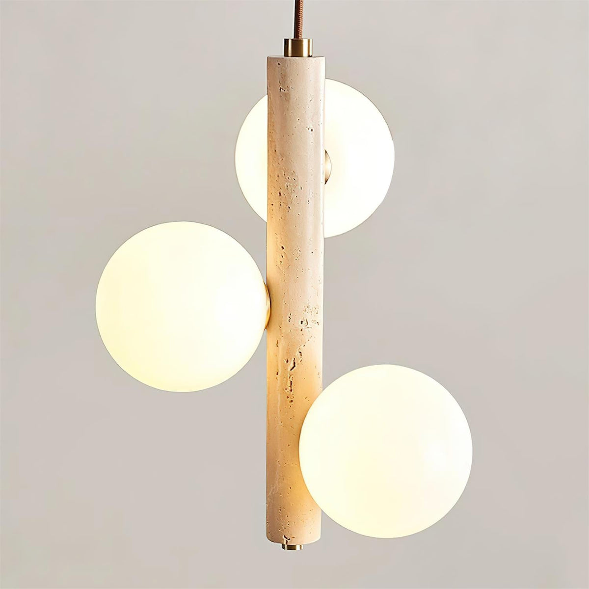 Drovara Travertine Pendant Lamp — product view 2