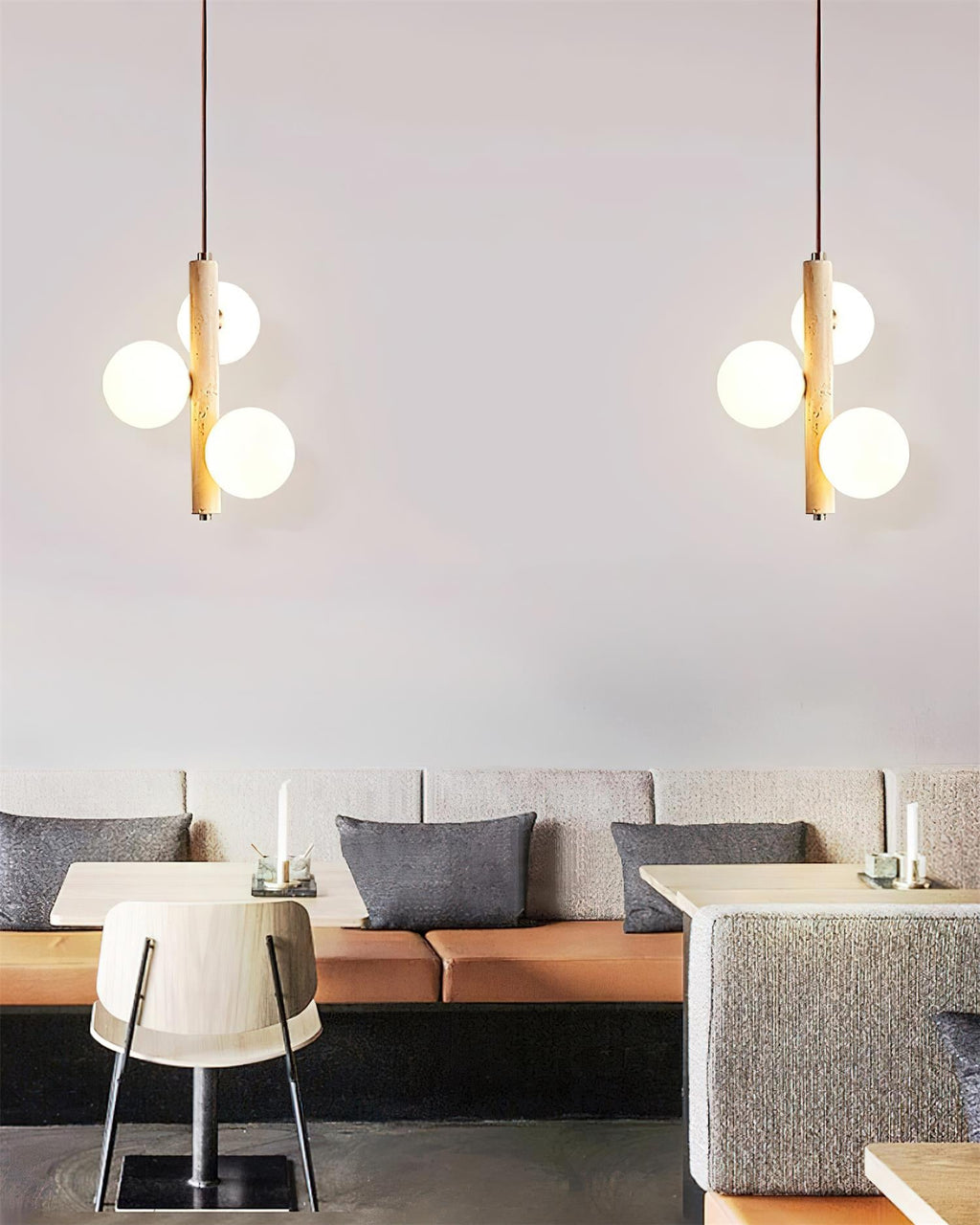 Drovara Travertine Pendant Lamp — product view 4