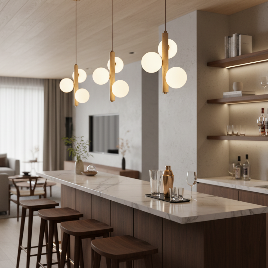 Drovara Travertine Pendant Lamp — product view 5