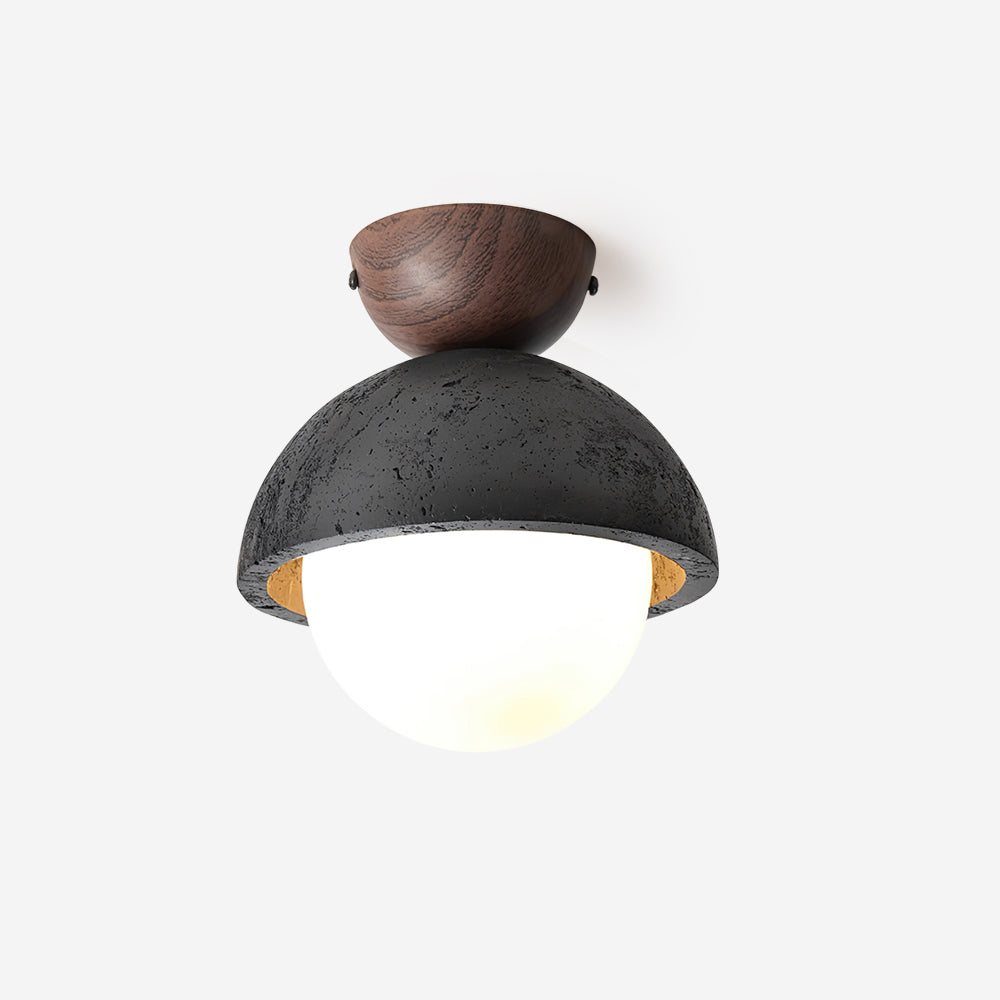 Elvoro Travertine Ceiling Lamp — product view 1
