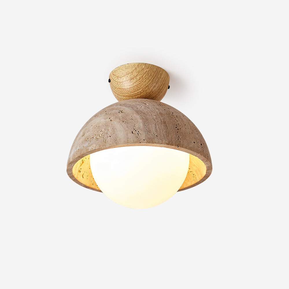 Orella Travertine Ceiling Lamp — product view 1