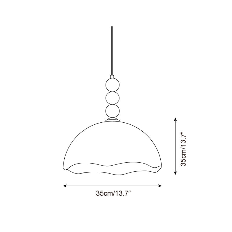 Marlu Glass Pendant Lamp — product view 5