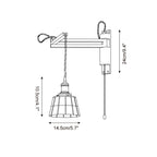Mosaicra Glass Wall Lamp — product view 5