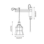 Mosaicra Glass Wall Lamp — product view 8