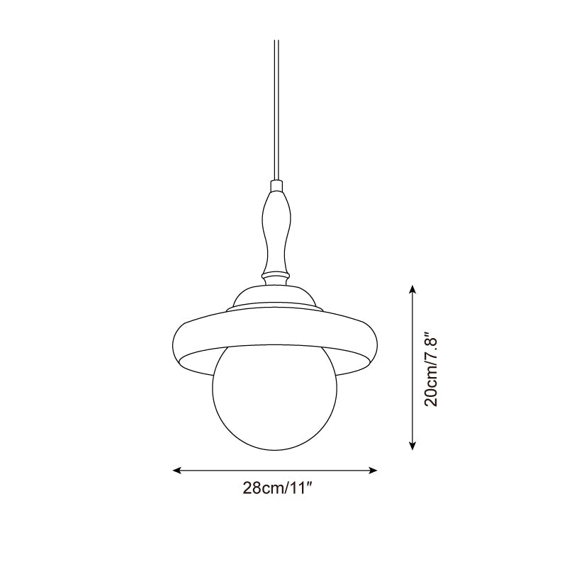 Sienna Glass Pendant Lamp — product view 5