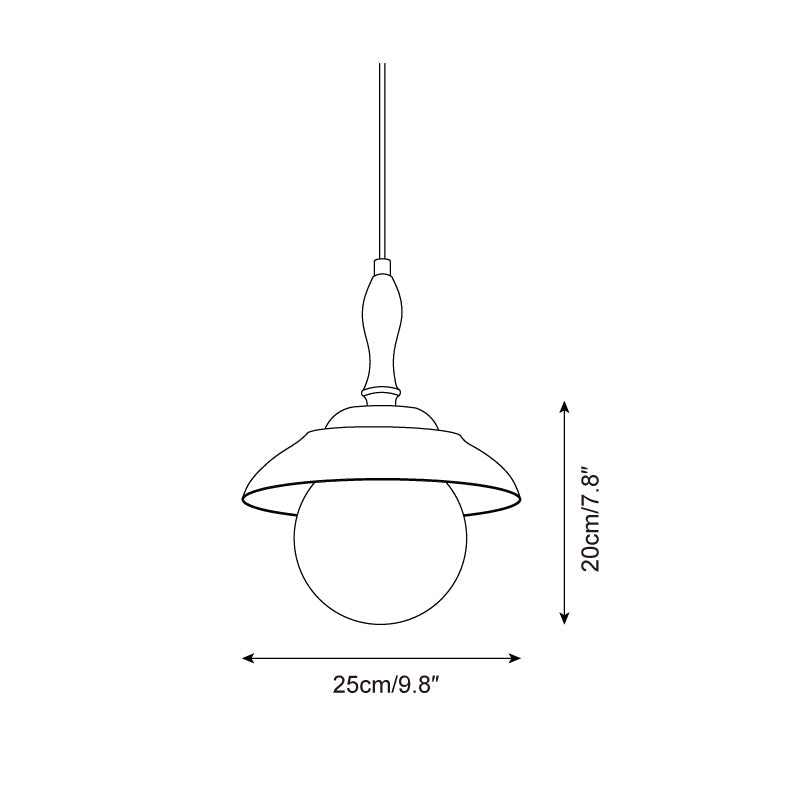 Sienna Glass Pendant Lamp — product view 6