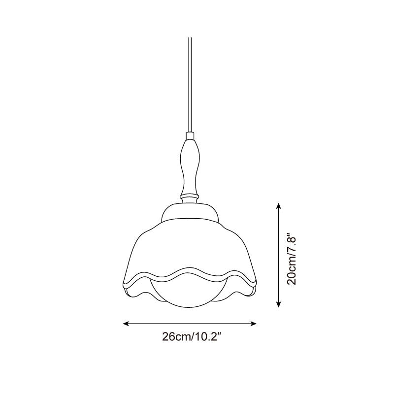 Sienna Glass Pendant Lamp — product view 7