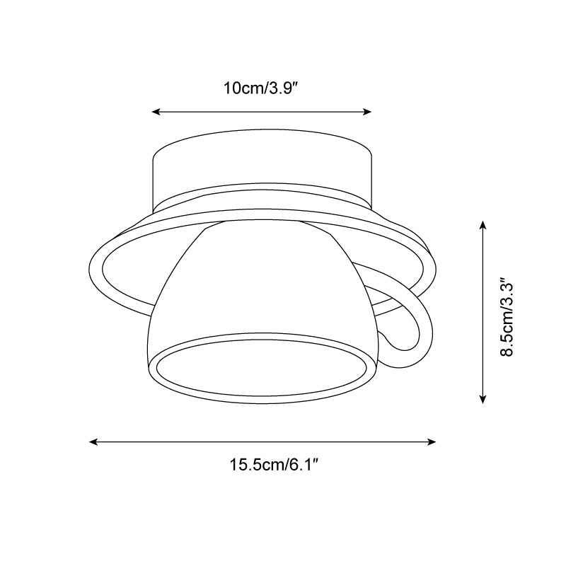 Teacup Ceiling Lamp — product view 6