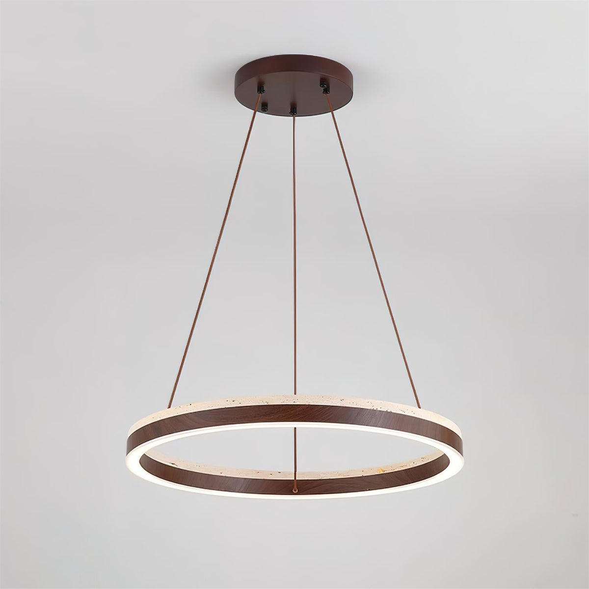 Solaro Travertine Chandelier — product view 2