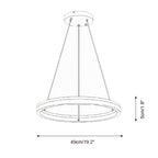 Solaro Travertine Chandelier — product view 7
