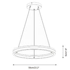 Solaro Travertine Chandelier — product view 9