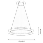 Solaro Travertine Chandelier — product view 10