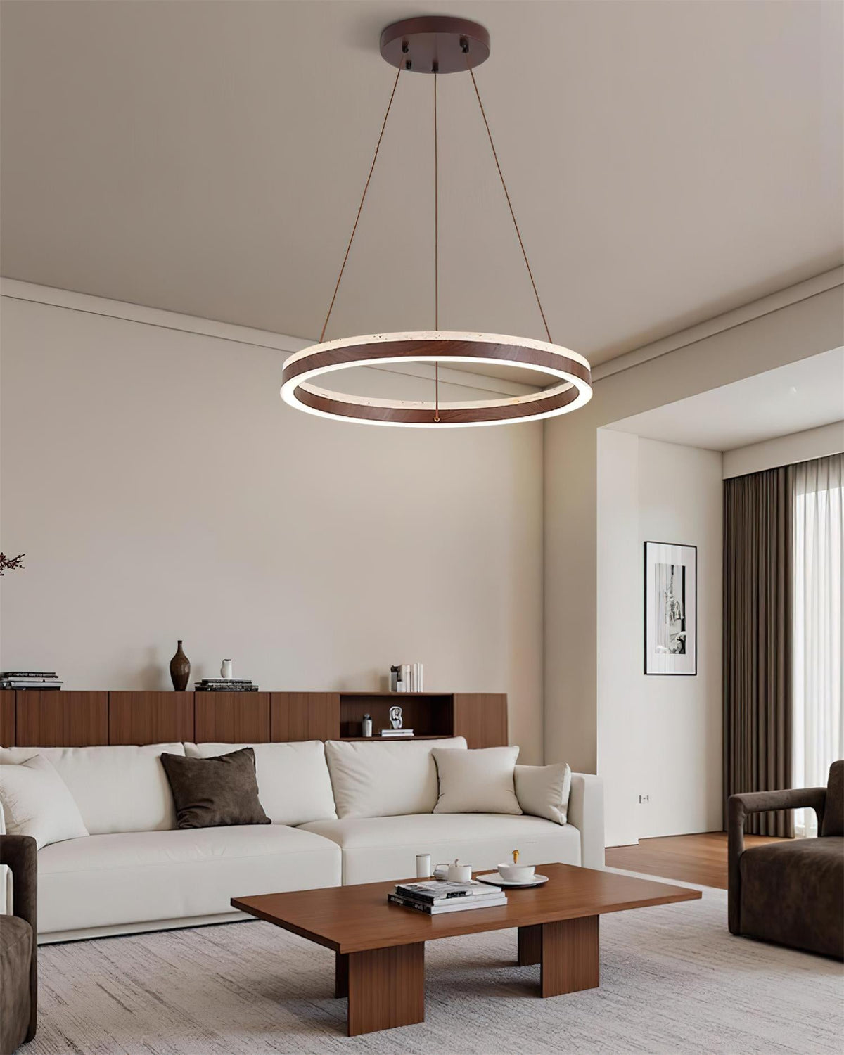 Solaro Travertine Chandelier — product view 19