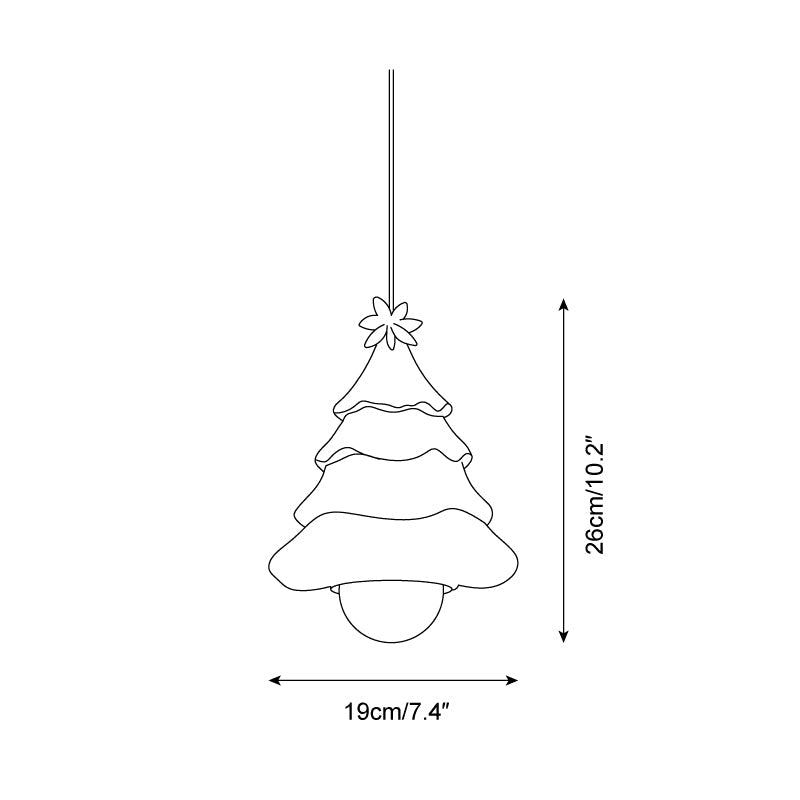 Starlit Spruce Metal Pendant Lamp — product view 5